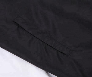 Chaqueta Cortavientos para Hombre de Uso Rápido, Calidad Premium, Lona Gruesa, Cuello Alto, Logotipo Frontal, Prenda Superior de Invierno, Tendencia - Product Image 3