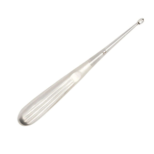 Curette d'os de Bruns d'acier inoxydable de service d'OEM 3mm Instruments chirurgicaux Instruments chirurgicaux Curette orthopédique - Product Image 2