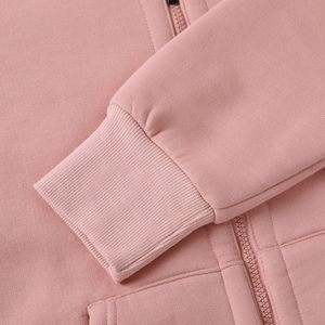 <b>Men's</b> Casual Full Zip-up <b>Sherpa</b> <b>Lined</b> <b>Hoodie</b> Sweatshirt Jacket Coat Cozy Outerwear for Women - Product Image 2