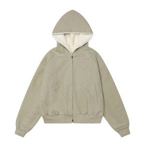 Manufacture Heavyweight Oversized <b>Men</b> Sweatshirts Breathable <b>Fleece</b> <b>Hoodies</b> with Custom Logo Long Sleeves <b>Hoodies</b> - Product Image 4