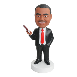 عرض رائع: تمثال بوبلهيد مخصص على شكل لوح ركوب الأمواج الصيفي مصنوع من الراتنج، لعبة بوبلهيد رائجة للهدايا التذكارية وديكور المكتب - Product Image 3