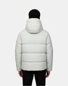 Chaqueta Acolchada con Capucha de Alta Calidad para Hombre, Cortavientos, Informal, con Cremallera Frontal y Logotipo Tejido, para Hombre y Mujer - Product Image 3