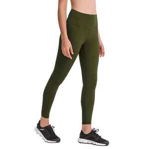 Mallas de entrenamiento de cintura alta para mujer, pantalones de yoga de compresión para gimnasio, entrenamiento físico, tela suave, ropa deportiva duradera flexible - Product Image 6