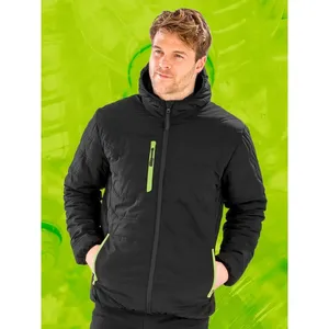 Veste durable Compass en noir, sweats à capuche et sweat-shirts promotionnels écologiques - Product Image 2