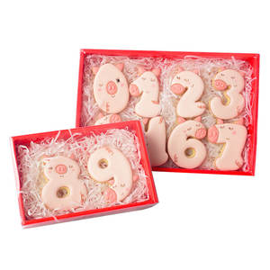 Caja de regalo Kraft con ventana de Pvc transparente, Pastel de galletas, dulces, fiesta, boda, embalaje, cartón, cajón delicado, caja de regalo de exhibición - Product Image 1