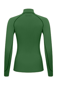 Chemise d'équitation sans couture vert forêt pour femmes/filles, dernière tendance, extensible dans 4 directions, respirante, absorbant la transpiration, logo personnalisé OEM, équitation - Product Image 3