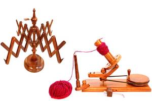 Enrouleur de pelotes en bois de rose, machine à enrouler les pelotes de jute manuelle, cadeau idéal pour le tricot et le crochet - Product Image 4