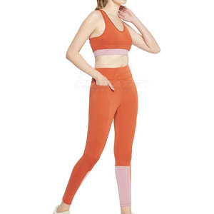 Premium Quality Solid Front Women Yoga Set Customized Colors Spandex/Polyester Material Quick Dry Breathable OEM Service - Product Image 5