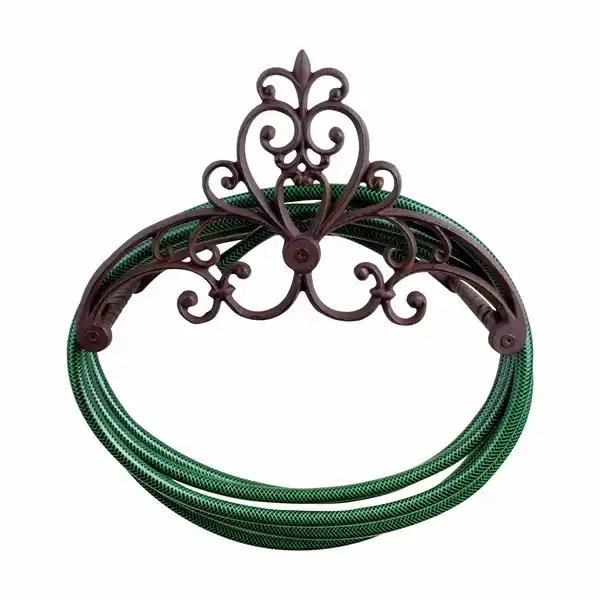 Fire Hose Reel Pot Holder Fire Hose Pot Firefighting Equipment Fire Hose Reel Wall Mounted Planter Pipe for Home Garden Usage