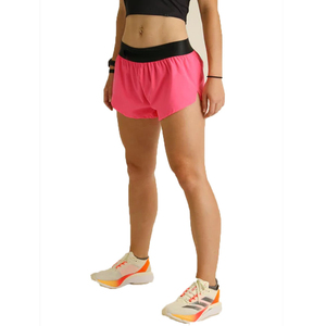 Femmes taille haute Sexy sport Shorts de gymnastique respirant été Compression doublure en gros couleur unie Yoga coupe ajustée - Product Image 3