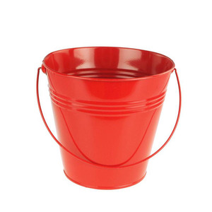 Florero de diseño en relieve, uso hecho a mano para Decoración de mesa, maceta galvanizada ecológica con asa - Product Image 5