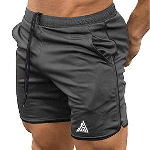 Short de Sport Homme Short de Sport Respirant à Séchage Rapide avec Poches Zippées Bleu Marine - Product Image 2