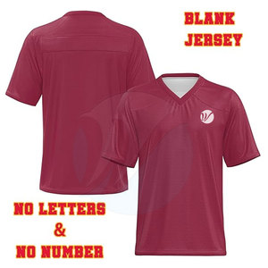 เสื้อฟุตบอลอเมริกันแบบหนา รุ่นล่าสุด สไตล์อเมริกัน MOQ ต่ำ แขนสั้น - Product Image 4