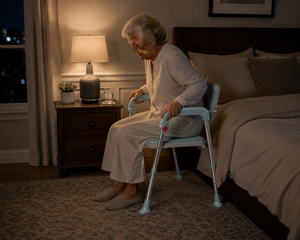 Chaise de toilette robuste pour maisons de retraite et établissements de soins à long terme - Product Image 6