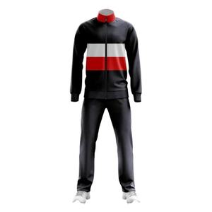 OEM personalizado hombres con capucha Jogging chándal algodón poliéster cremallera superior invierno gimnasio ropa deportiva de talla grande Reversible diseñar su propio - Product Image 5
