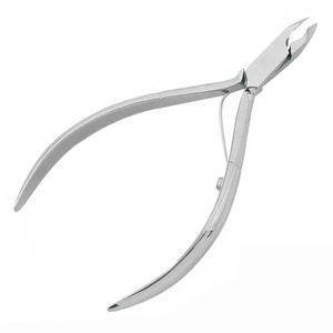 Pince à ongles professionnelle et coupe-cuticules outil en acier inoxydable à lame incurvée argentée pour le soin des ongles sur les doigts - Product Image 2