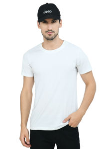 หมวกแก๊ปผ้าฝ้ายทอลายทแยงสีล้วนสไตล์สปอร์ตสำหรับใช้งานกลางแจ้ง - Product Image 3