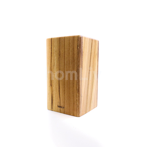 Porte-ustensiles de cuisine en teck naturel, écologique, durable, sans peinture ni vernis, halal, personnalisable. - Product Image 1