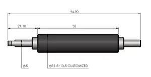Rodillos de goma de silicona de alta calidad para un rendimiento óptimo para impresoras - Product Image 2