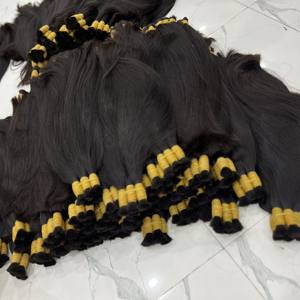 ขายส่งผมยาวตรงดิบธรรมชาติสีดําในผู้ขายต่อผมมนุษย์ชาวเวียดนามจํานวนมาก - Product Image 3