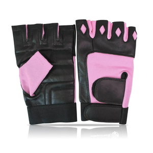 Guantes Deportivos de Alta Calidad para Gimnasio, Medios Dedos, Transpirables, de Cuero y Neopreno, para Entrenamiento, Levantamiento de Pesas, con Soporte para Muñeca - Product Image 6