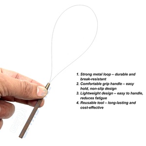 Stainless steel Hair Extension Pulling Tool for Micro Beads & Nano Rings Installation – Professional <b>Threader</b> with Grip Handle - Product Image 5