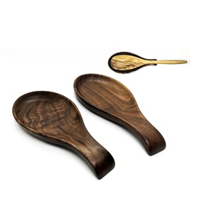 Diseño creativo Espátula Resto Acacia Cuchara de madera Resto para cocina Restaurante Uso doméstico Apto para lavavajillas Venta caliente - Product Image 4