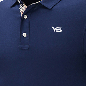 เสื้อโปโลผ้าฝ้ายสำหรับผู้ชายเสื้อโปโลผ้าคอตตอนสำหรับผู้ชายพิมพ์โลโก้ได้ตามต้องการ - Product Image 5