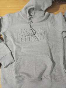 Vente en gros Pull en relief 3D pour hommes Streetwear à col rond en coton épais avec logo personnalisé pour l'hiver - Product Image 5