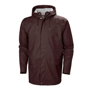 Unisex Waterproof Windbreaker with Hood for Outdoor Adventures Custom Printed Logo Breathable and Reflective Zipper Closure - Product Image 1