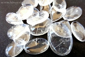 Clear Quartz Palm Stone <b>Crystals</b> Gemstone <b>Crystals</b> Healing Stones Spiritual Wholesale Bulk clear Quartz Pocket Stones Buy Online - Product Image 2