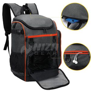 Sac à dos de basketball polyvalent et décontracté, design respirant et écologique, compartiments sécurisés, grande capacité en polyester pour le sport et le quotidien - Product Image 3