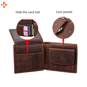 Nuevas carteras de moda para hombre, monedero corto, monedero de bolsillo, monedero de negocios a la moda, billetera de cuero - Product Image 2