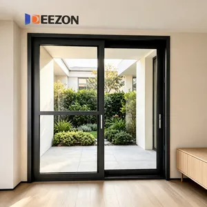 DEEZON AS2047 Australia Puertas Corredizas de Aluminio de 3 Vías con Mosquitera, Resistentes a Huracanes, Ahorro de Energía, Puertas de Patio con Rotura Térmica - Product Image 1
