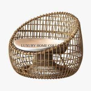 Silla para el hogar y el jardín Diseño de tendencia Sofá de yute de ratán hecho a mano Silla de muebles de hoteles de gran tamaño de la más alta calidad a la venta - Product Image 2