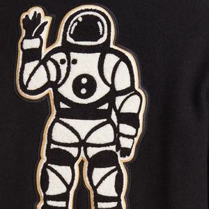 <b>Men's</b> Embroidery Pattern Canvas Stand Varsity Bomber <b>Jacket</b> <b>Lightweight</b> Casual Winter Windbreaker Button-Up Coat Polyester - Product Image 6