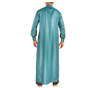Vêtements islamiques best-seller Thobe pour hommes Thobe doux en soie arabe musulman Vente en gros Tailles personnalisées Thobe / Thawb islamique - Product Image 4