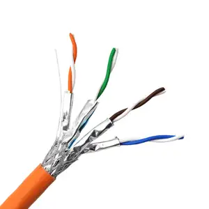 SZADP 실외 FFFTP Cat7 이더넷 케이블 1000mhz 0.58mm 이더넷 cat7a cat8 SFTP 실내 케이블 네트워크 LAN 케이블 305M