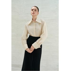 Nouvelle jupe pour femmes, jupe midi de luxe SENJI, nouvelle jupe en tweed de laine à taille régulière, de WhiteAnt Vietnam - Product Image 4