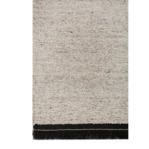 พรมทอถักสีงาช้างทอลายเรียบทำด้วยมือ ADWL-194ทึบสี่เหลี่ยมสำหรับทางเดินในบ้านห้องนั่งเล่นพรมปอกระเจาข้างเตียง - Product Image 4