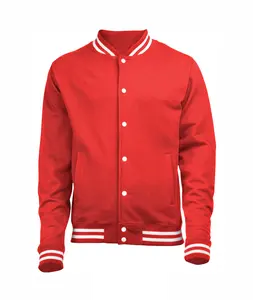 Hot selling custom Hot style <b>fleece</b> Wool winter bomber leather varsity baseball <b>jacket</b> Plus Size Unisex Varsity <b>Jackets</b> - Product Image 1