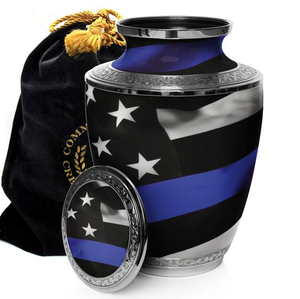 Suministros de ataúd, urna clásica de metal para adultos a precios razonables, colección de entierro ecológica, urna de cremación de estilo americano - Product Image 3