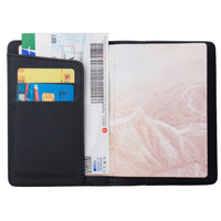 Porte-passeport en cuir PU personnalisé, vente en gros, cadeaux de Promotion de voyage, couverture de passeport, porte-cartes en cuir