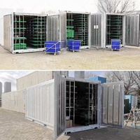 Ferme verticale hydroponique aéroponique de champignons et de safran, ferme de laitue en conteneur maritime avec électricité solaire
