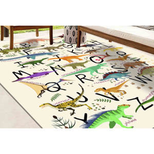 พรมไดโนเสาร์, พรมของขวัญสำหรับคนรักไดโนเสาร์, พรมเด็ก, พรมอาบน้ำ, พรมสั่งทำพิเศษ, พรมขนนุ่ม - Product Image 1