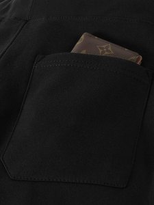 กางเกงวิ่งขาสั้นผ้าฟลีซสำหรับผู้ชายกางเกงขาสั้นผ้าคอตตอนไซส์ใหญ่พิเศษ - Product Image 4