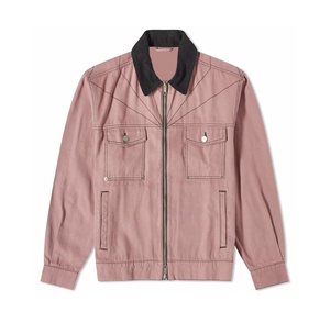 Chaqueta de Trabajo de Lona de Algodón Grueso Premium para Hombre, Chaqueta de Invierno Informal con Logotipo Personalizado y Cuello Camisero - Product Image 1