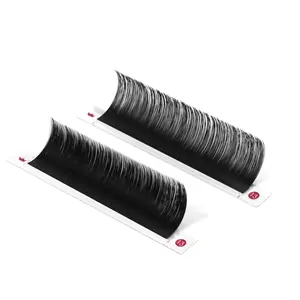 Easy fan lash double layered bold various curl easy fan eyelash extensions supplier lashes wholesale private label packaging