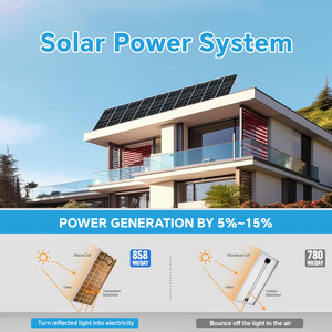Système d'alimentation solaire hybride 10KW MPPT PWM onduleur Lithium-ion batterie au <span class=keywords><strong>plomb</strong></span>-acide maison hors réseau toit montage 220V tension de sortie - Product Image 6