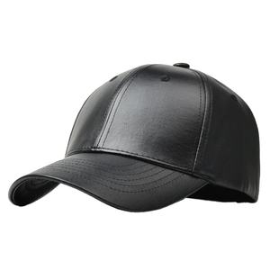 Gorra de camionero de gamuza de 5 paneles ecológica, gorras de béisbol de cuero con logotipo bordado personalizado, ropa de calle para hombres al aire libre - Product Image 1